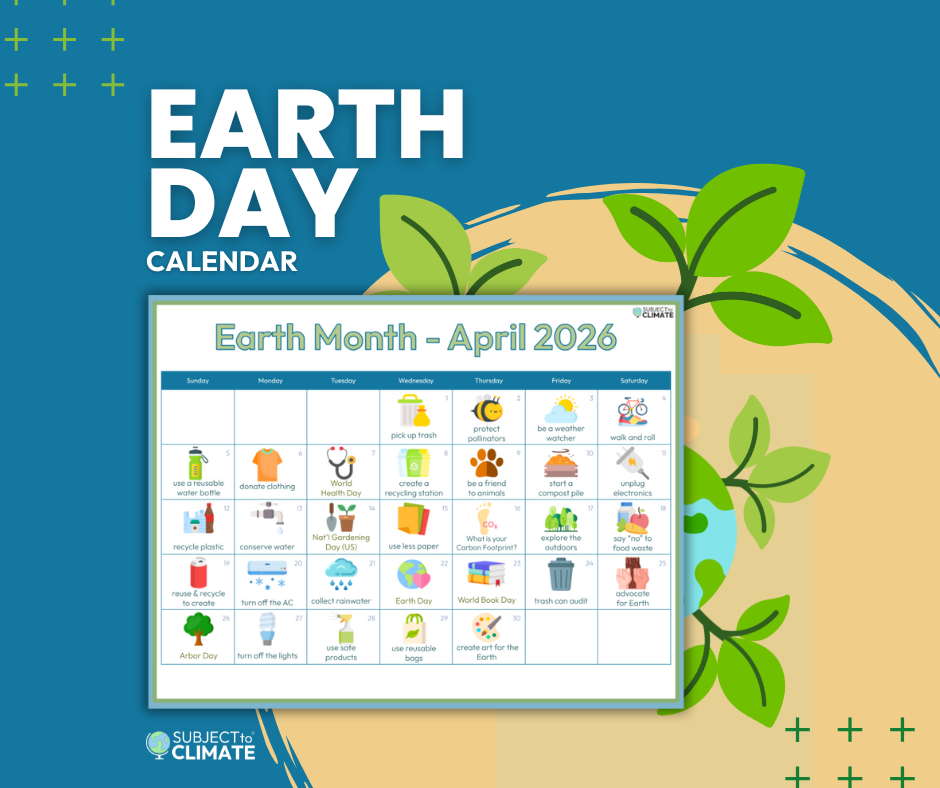 earth month calendar 2026